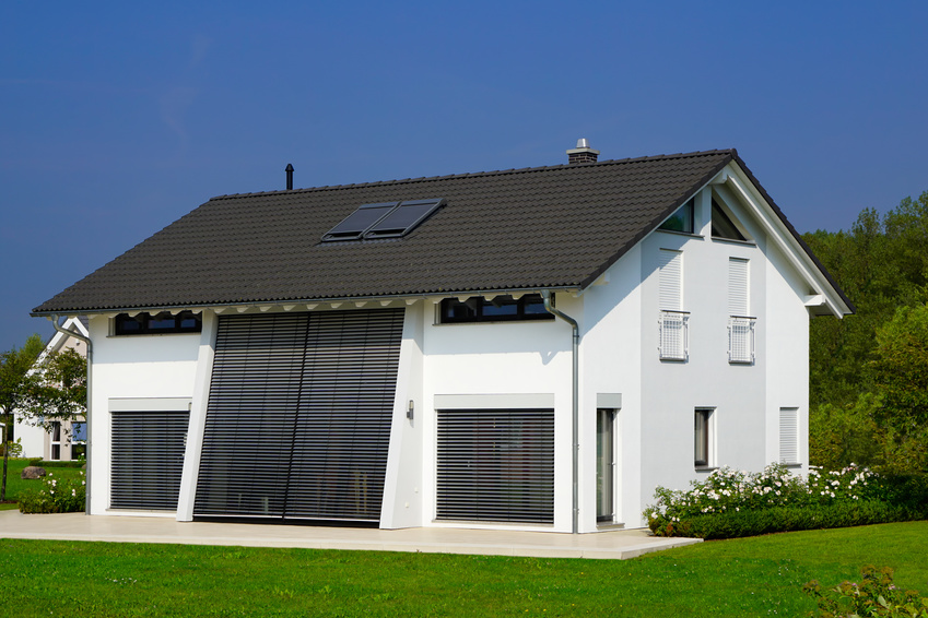 Einfamilienhaus mit Aussenjalousien